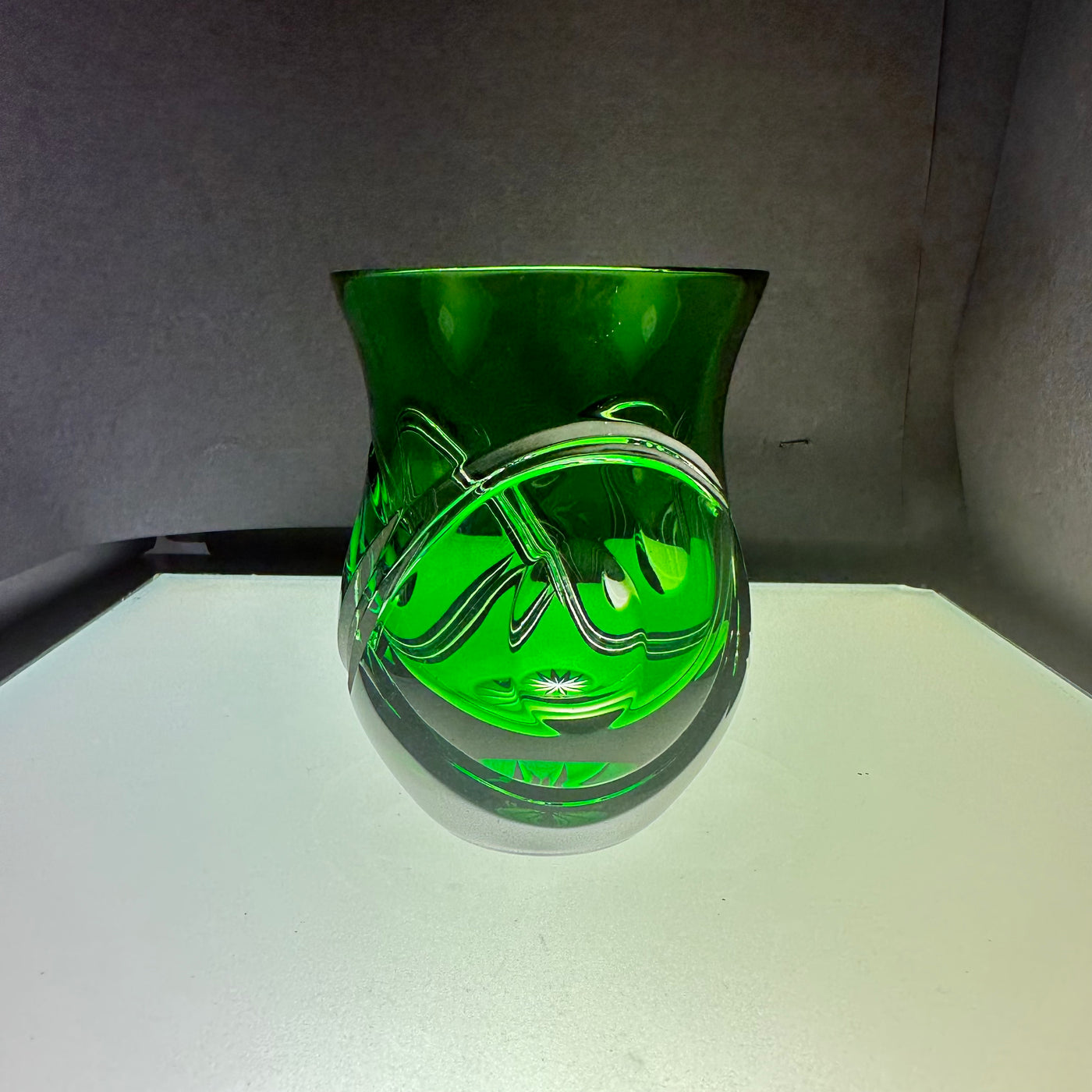 Emerald Green Whiskey Tasting Glass